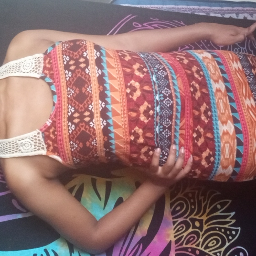 Multicolor Boho Long Summer Dress
